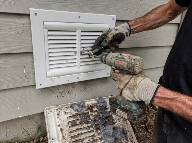Dryer Vent Cover Replacement in Highland