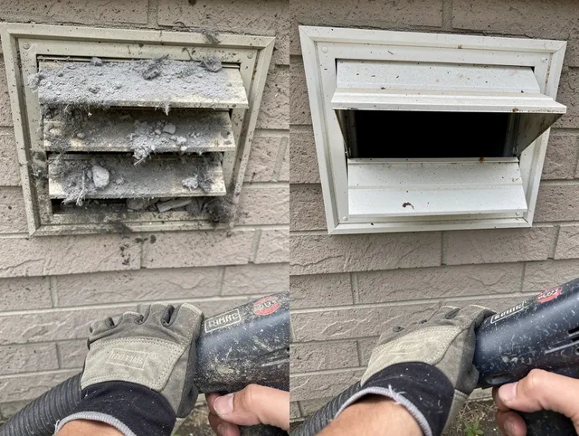Professional dryer exhaust vent cleaning by Highland Dryer Vent Cleaning in Highland